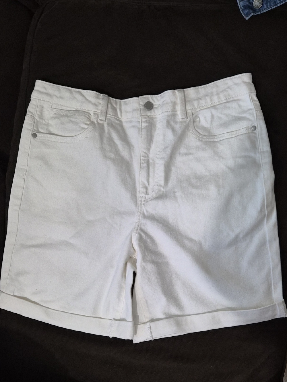 Wrangler White Women's Denim Shorts